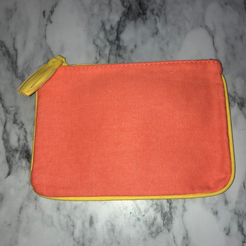 Orange & Yellow Makeup Bag